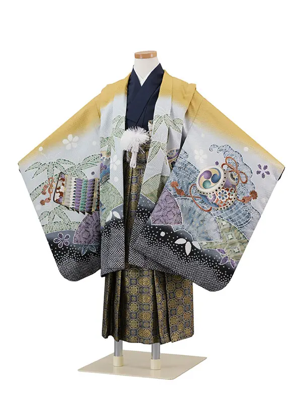 5歳(羽織袴)黄土色 七五三
