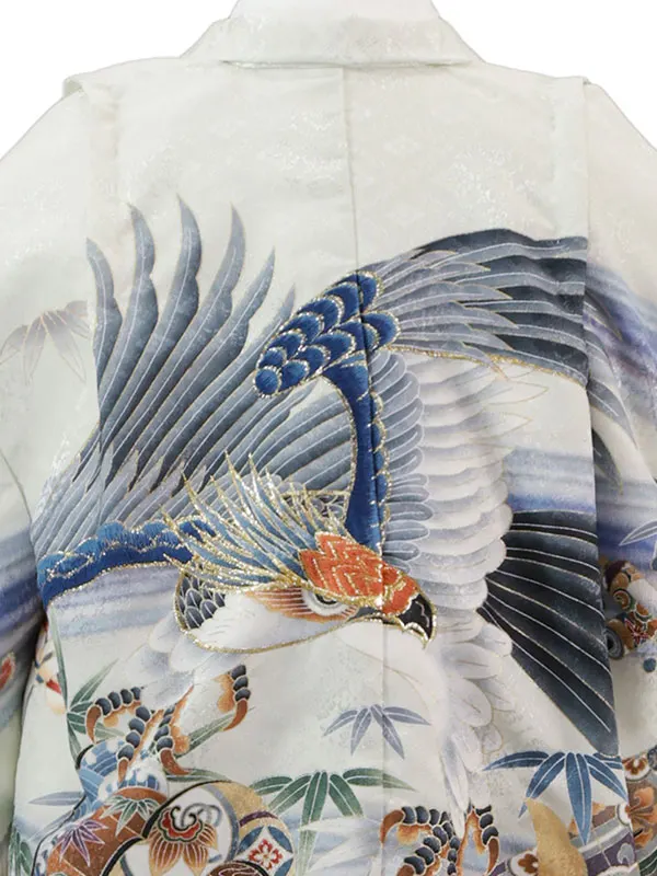 5歳(羽織袴)白 七五三