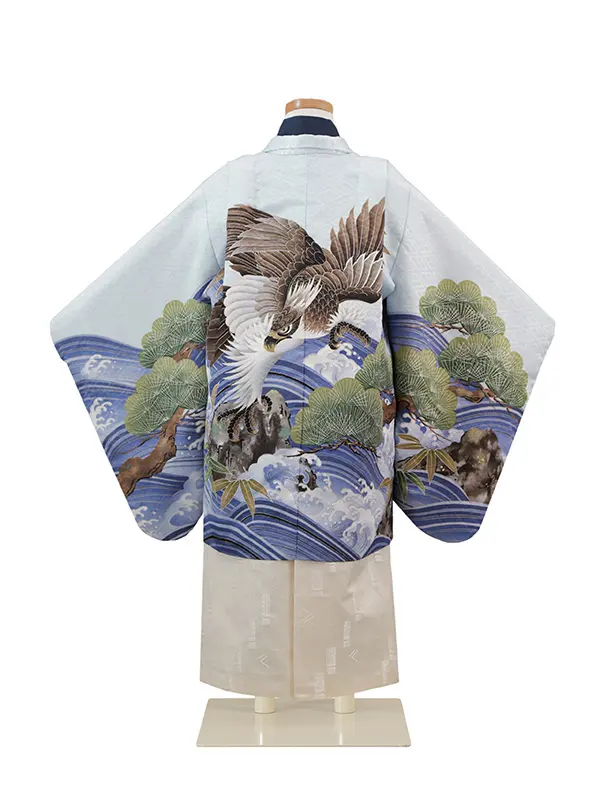 4歳(羽織袴)水色 七五三