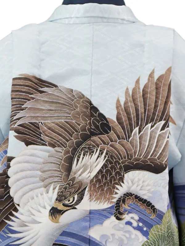 4歳(羽織袴)水色 七五三