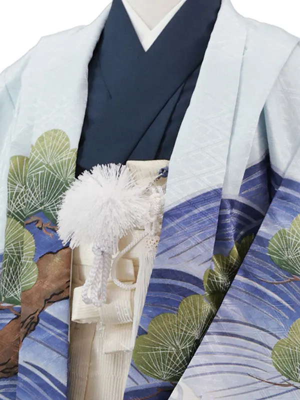 4歳(羽織袴)水色 七五三