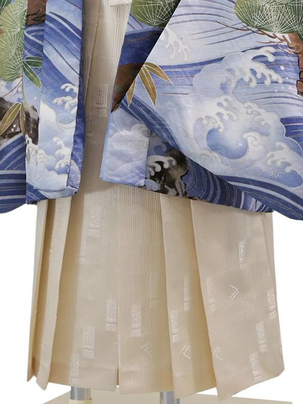 4歳(羽織袴)水色 七五三