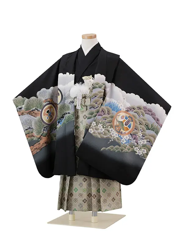 4歳(羽織袴)黒 七五三