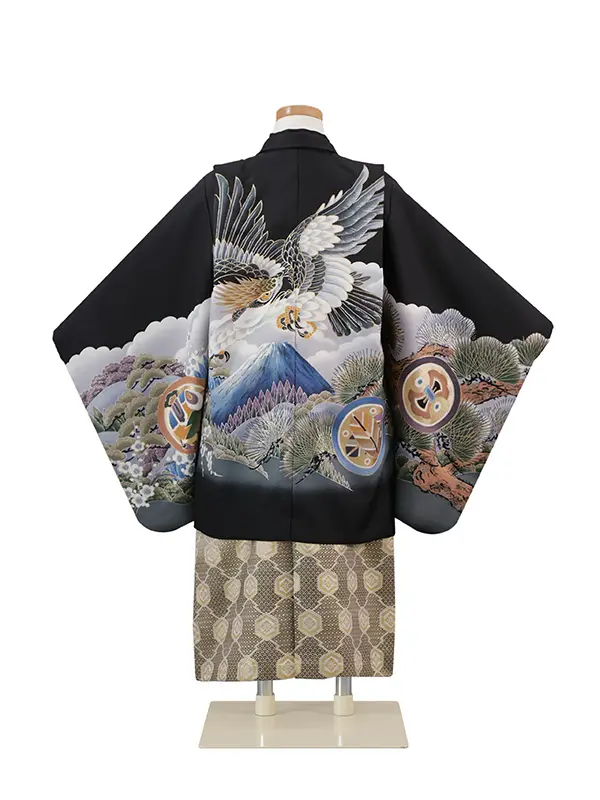 4歳(羽織袴)黒 七五三