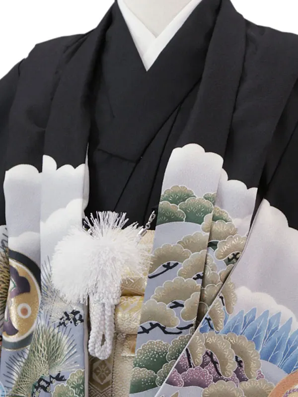 4歳(羽織袴)黒 七五三