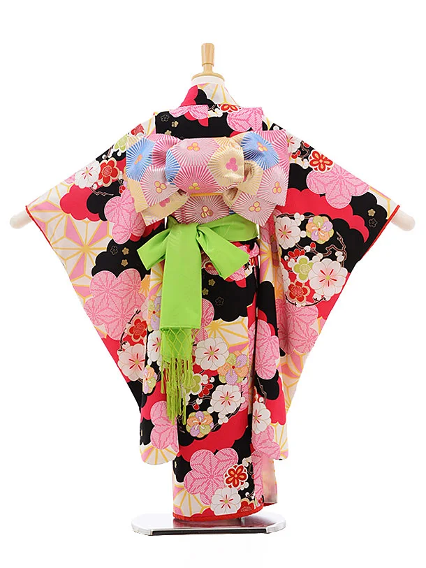 ぷちぷり 7歳(四つ身)黒 七五三