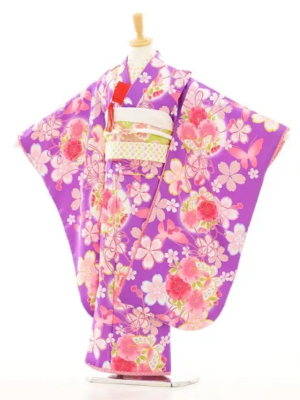 乙葉 7歳(四つ身)紫 七五三