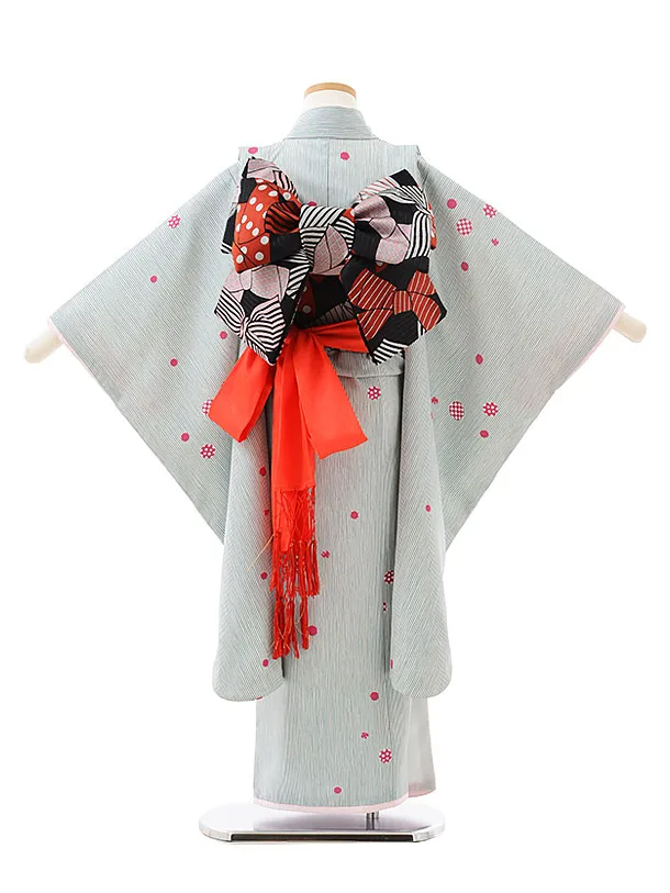 7歳(四つ身)緑 七五三