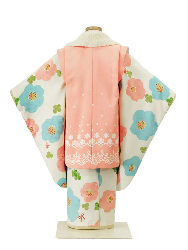 hakka kids(ﾊｯｶ ｷｯｽﾞ) 2歳(被布)白 七五三