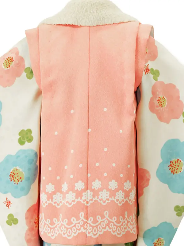 hakka kids(ﾊｯｶ ｷｯｽﾞ) 2歳(被布)白 七五三