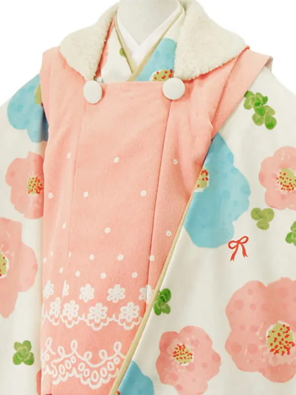 hakka kids(ﾊｯｶ ｷｯｽﾞ) 2歳(被布)白 七五三