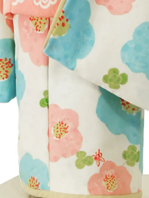 hakka kids(ﾊｯｶ ｷｯｽﾞ) 2歳(被布)白 七五三