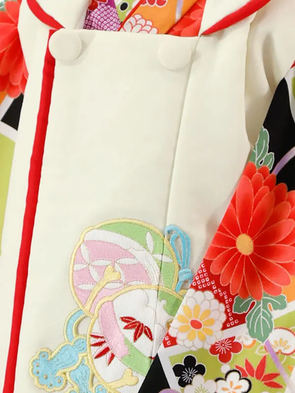 ぷちぷり 2歳(被布)赤 七五三