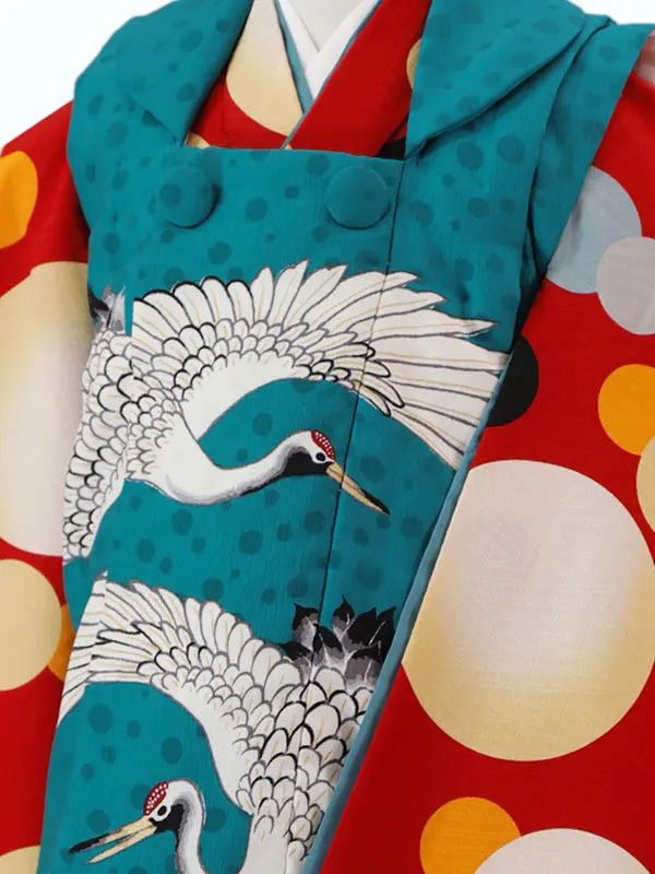 ﾓﾀﾞﾝｱﾝﾃﾅ 2歳(被布)緑 七五三