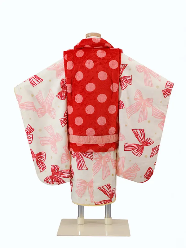 hakka kids(ﾊｯｶ ｷｯｽﾞ) 2歳(被布)白 七五三