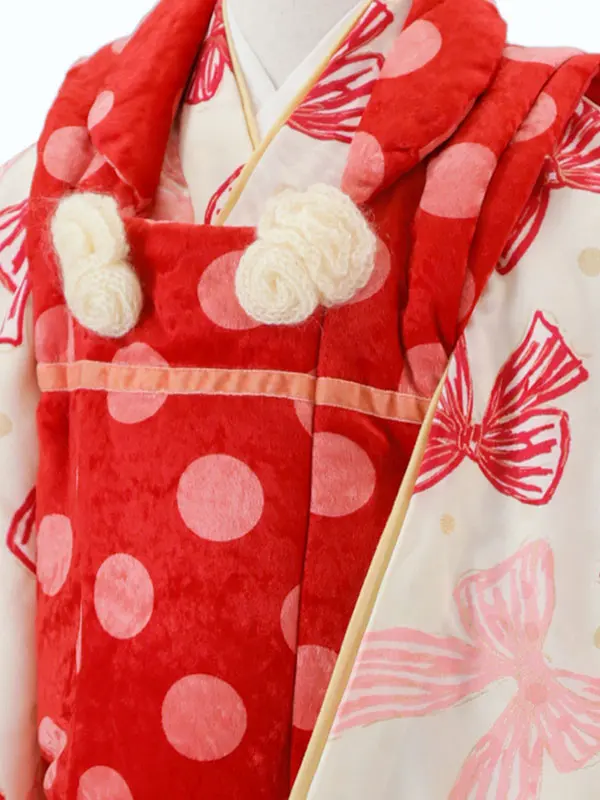 hakka kids(ﾊｯｶ ｷｯｽﾞ) 2歳(被布)白 七五三