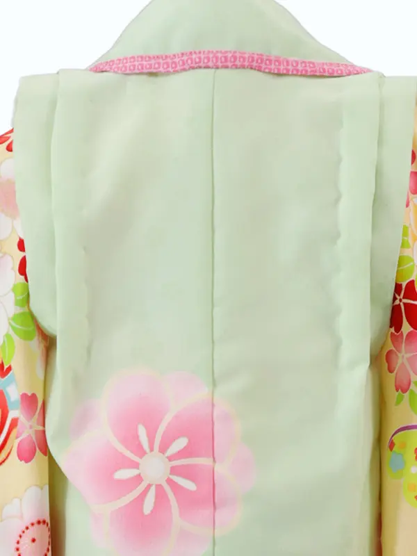 式部浪漫 2歳(被布)緑 七五三