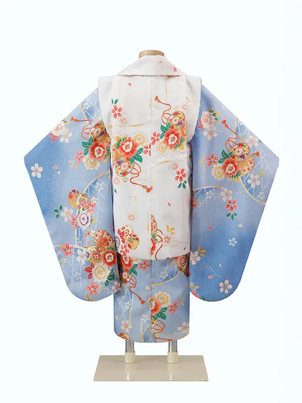 3歳(被布)水色 七五三