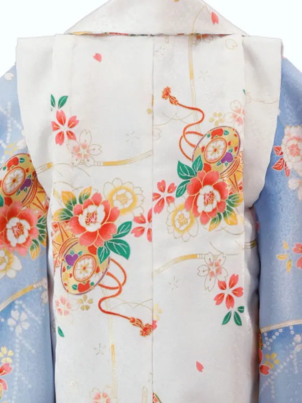 3歳(被布)水色 七五三