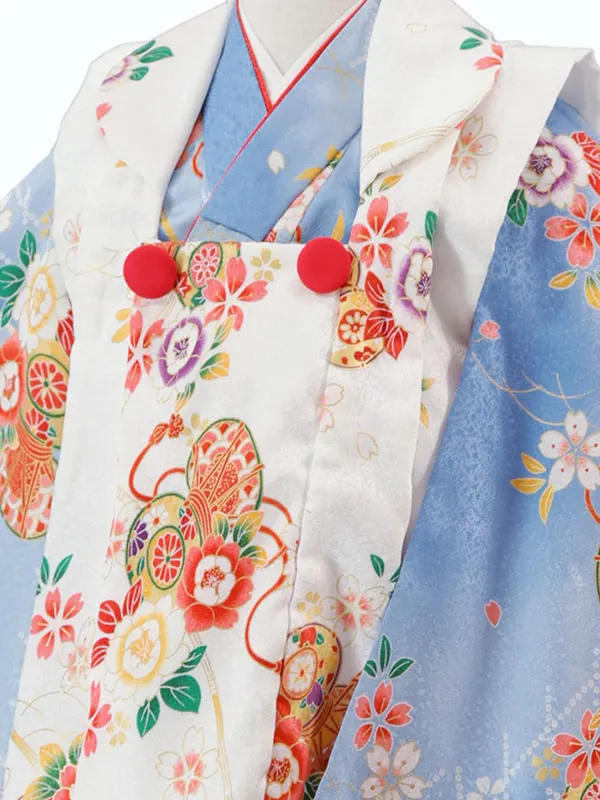 3歳(被布)水色 七五三