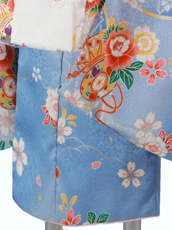 3歳(被布)水色 七五三