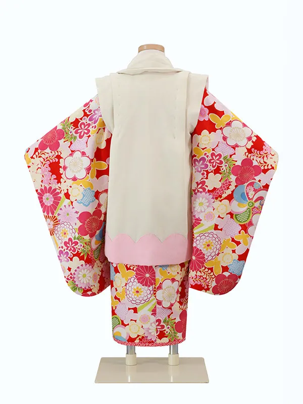 乙葉 2歳(被布)ﾋﾟﾝｸ 七五三