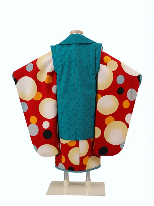 ﾓﾀﾞﾝｱﾝﾃﾅ 3歳(被布)赤 七五三