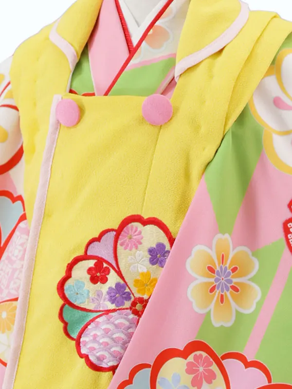 ぷちぷり 3歳(被布)黄 七五三