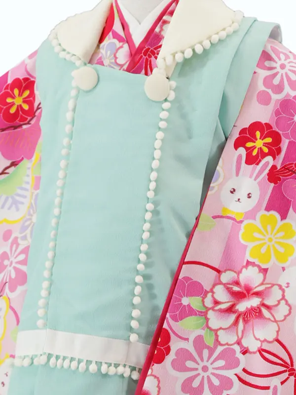 ジャパンスタイル 3歳(被布)水色 七五三