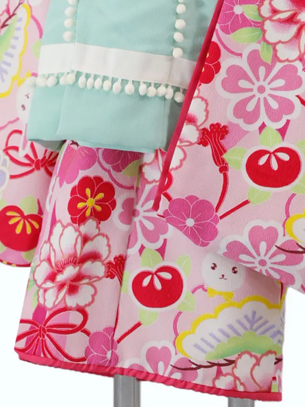 ジャパンスタイル 3歳(被布)水色 七五三