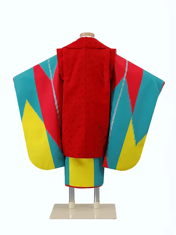 ﾓﾀﾞﾝｱﾝﾃﾅ 3歳(被布)赤 七五三