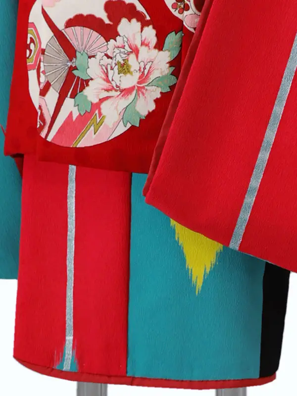 ﾓﾀﾞﾝｱﾝﾃﾅ 3歳(被布)赤 七五三