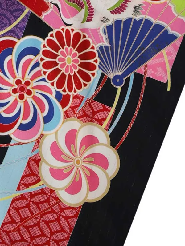 ジャパンスタイル 6歳(四つ身)黒 七五三