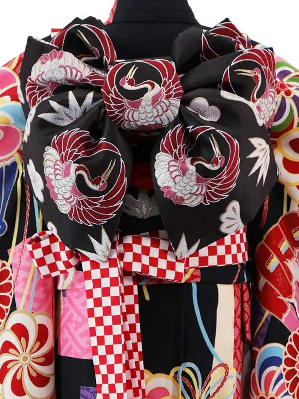 ジャパンスタイル 6歳(四つ身)黒 七五三