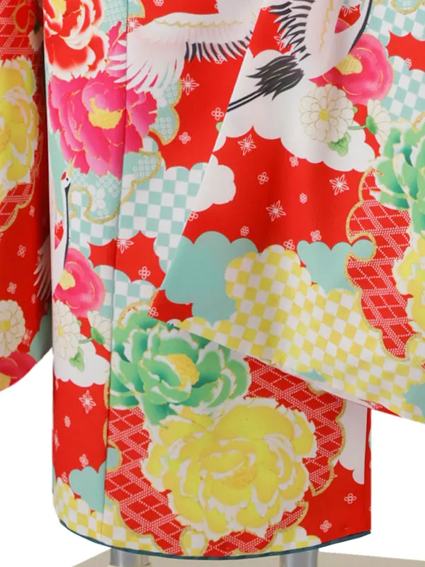 6歳(四つ身)赤 七五三