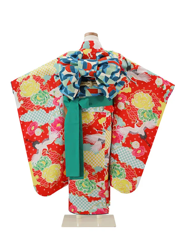 6歳(四つ身)赤 七五三