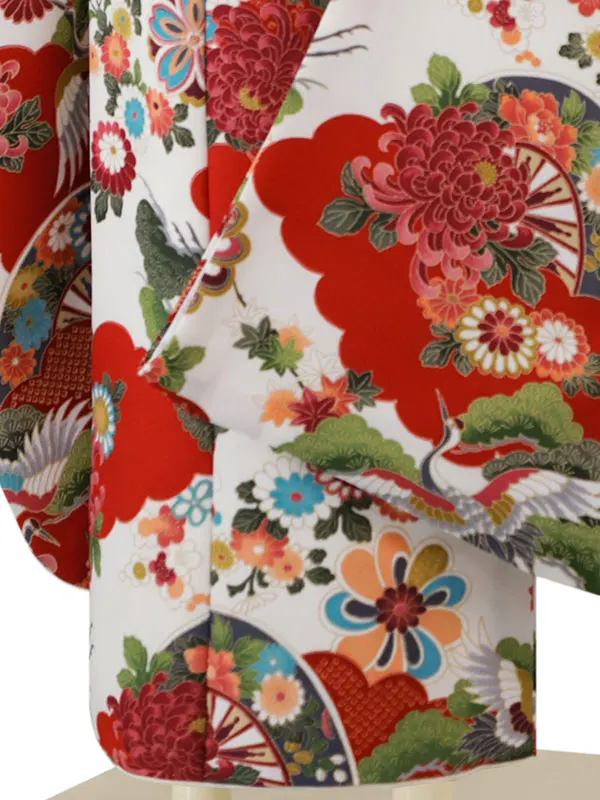 6歳(四つ身)赤 七五三