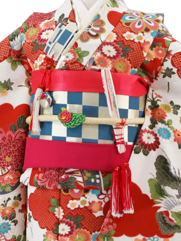 6歳(四つ身)赤 七五三