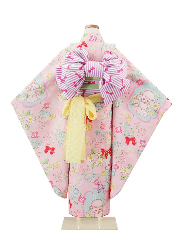 6歳(四つ身)ﾋﾟﾝｸ 七五三