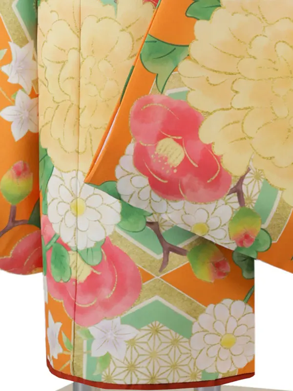 6歳(四つ身)ｵﾚﾝｼﾞ 七五三