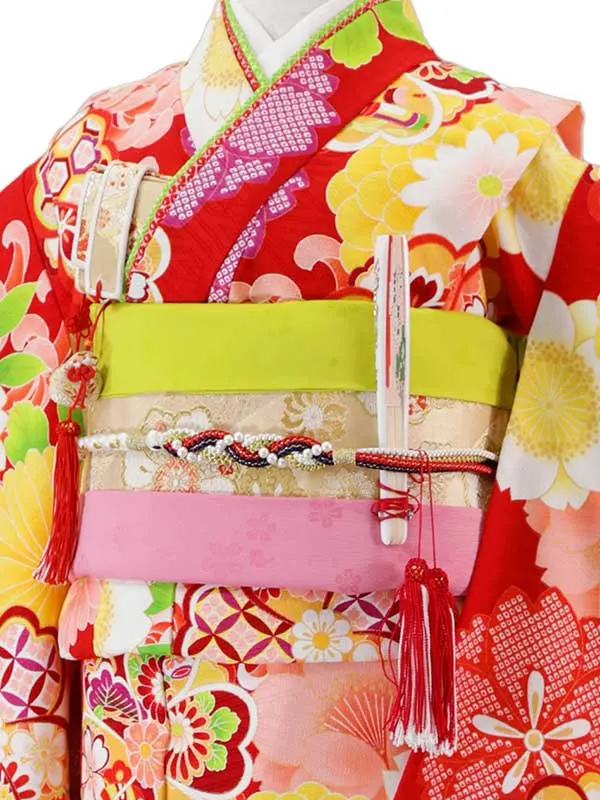 6歳(四つ身)赤 七五三