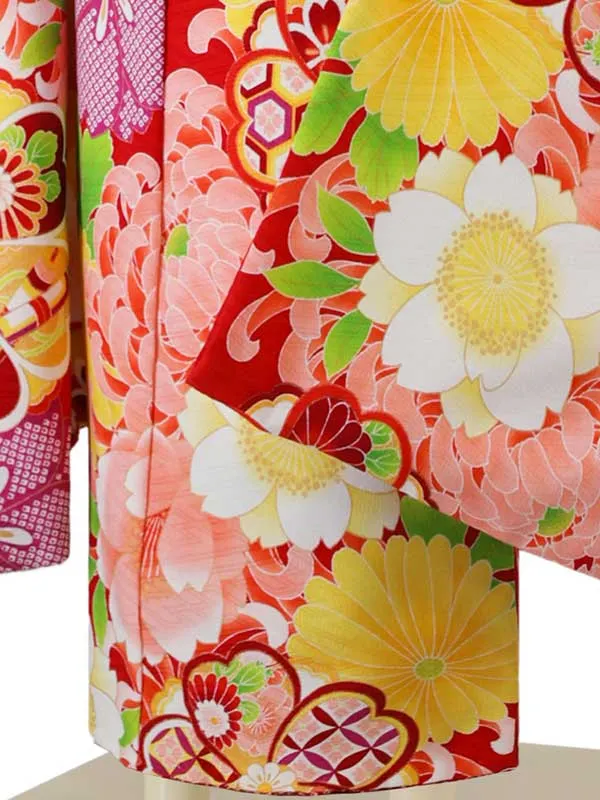 6歳(四つ身)赤 七五三