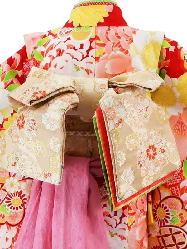 6歳(四つ身)赤 七五三