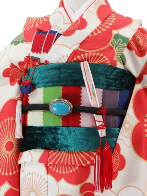 6歳(四つ身)赤 七五三