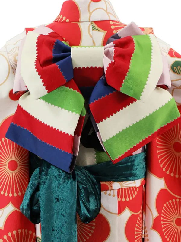 6歳(四つ身)赤 七五三