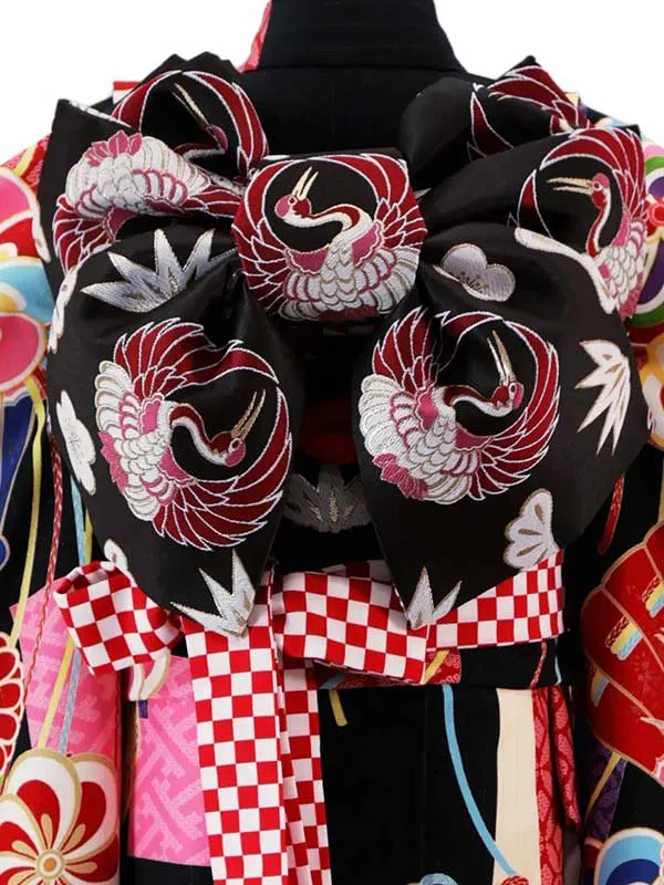 ジャパンスタイル 7歳(四つ身)黒 七五三