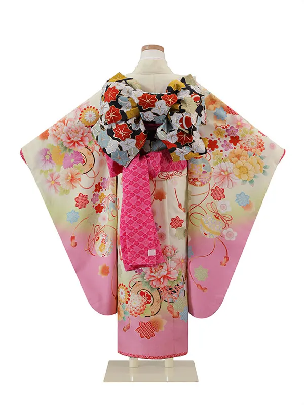 乙葉 7歳(四つ身)黄 七五三