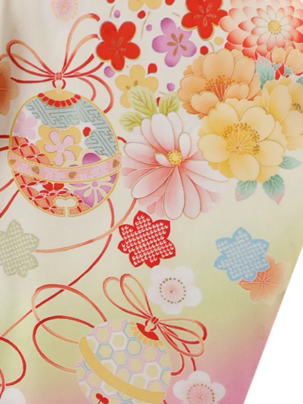 乙葉 7歳(四つ身)黄 七五三