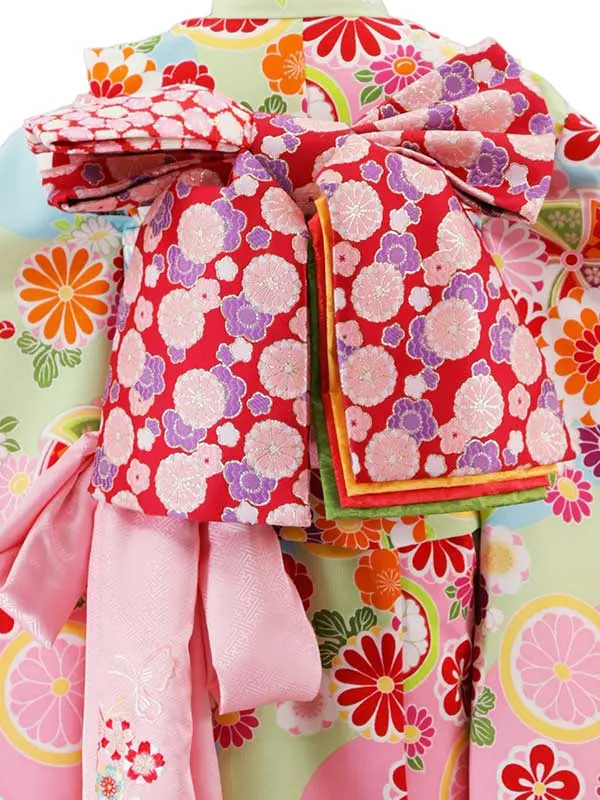 式部浪漫 6歳(四つ身)ﾋﾟﾝｸ 七五三