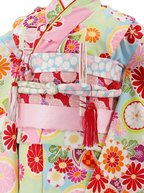 式部浪漫 6歳(四つ身)ﾋﾟﾝｸ 七五三